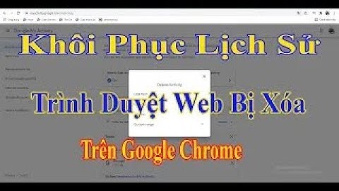 Google không hiển thị lịch sử dù đẫ đồng hóa