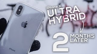 iPhone X Spigen Ultra Hybrid Case 2 Month Later