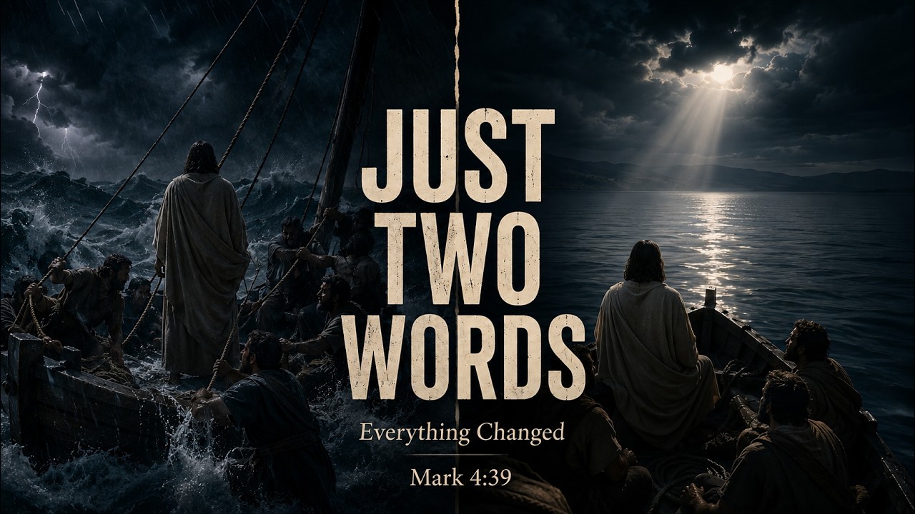Super Short Thought | The Two Words that Stopped the Storm | Mark 4:35-41)