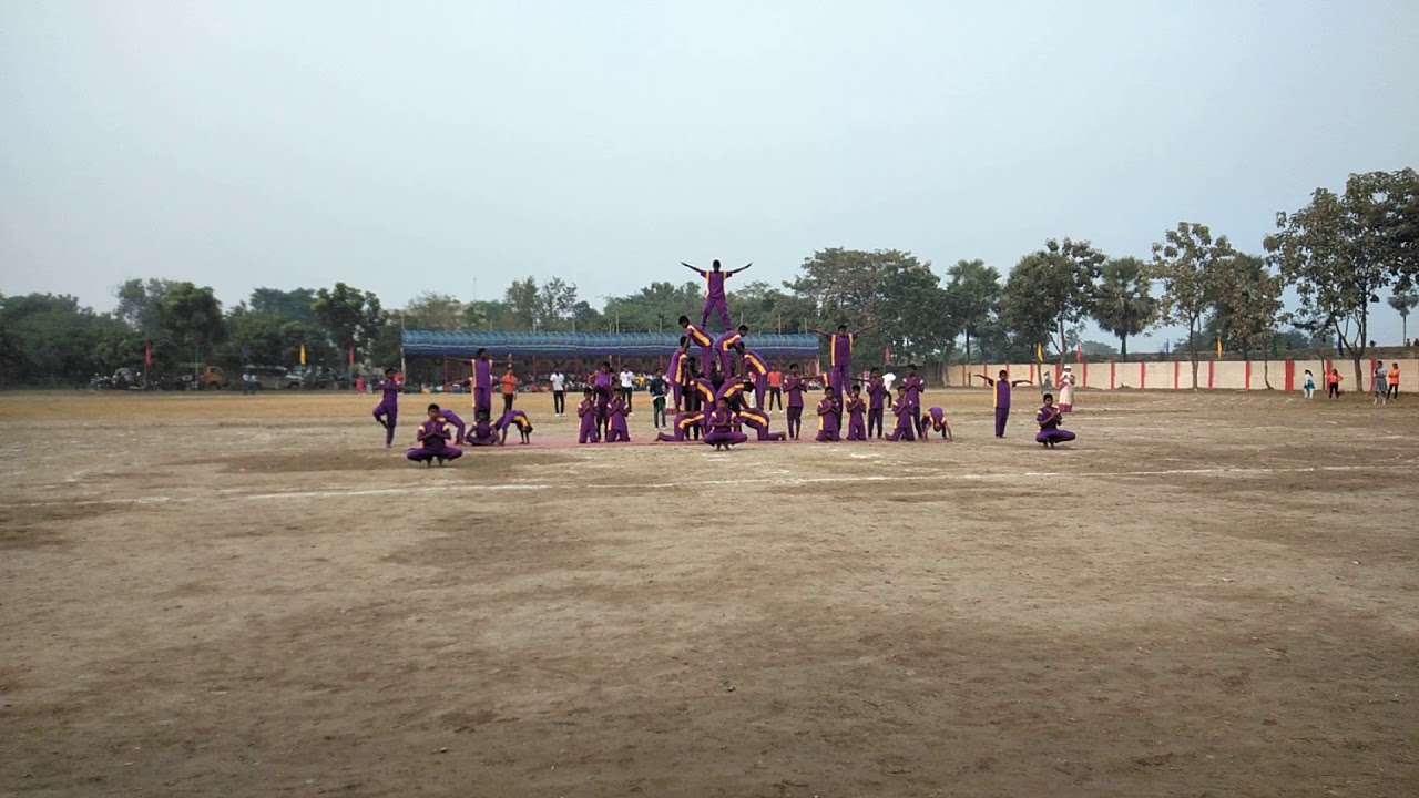 Pyramid formation-St. Xavier's School, Baghmara, Purnea.