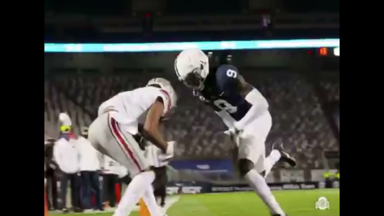 Justin Fields Chicago Bears throwback to Ohio State Buckeyes College Highlights