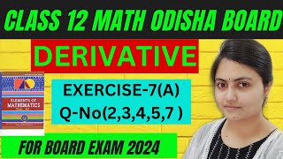 Continuity class 12 odisha |Exercise 7A Q(2,3,4,5,7)of element of mathematics solution |chse odisha
