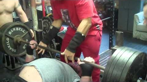 Joey Smith - Week 9 Day 2 Bench-Press Max Day - Cube Training @ NeboBarbell 01/16/13