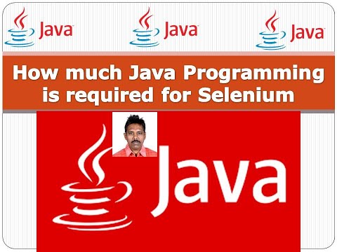 How much Java programming is required for Selenium? | G C Reddy Software Testing |