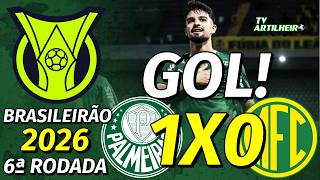 [Série A '26] 6ª Rodada | Palmeiras 1 X 0 Mirassol | GOL! | TV ARTILHEIRO