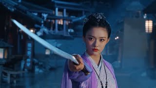 Kung Fu Movie! The girl attacked by blackclad assassins is unexpectedly a topnotch swordswoman!