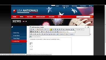 Add a Table within iAPPS WYSIWYG