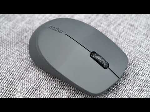 Miniatura del video del prodotto RAPOO - Wireless Optical Silent Mouse M100-Pink - Rosa