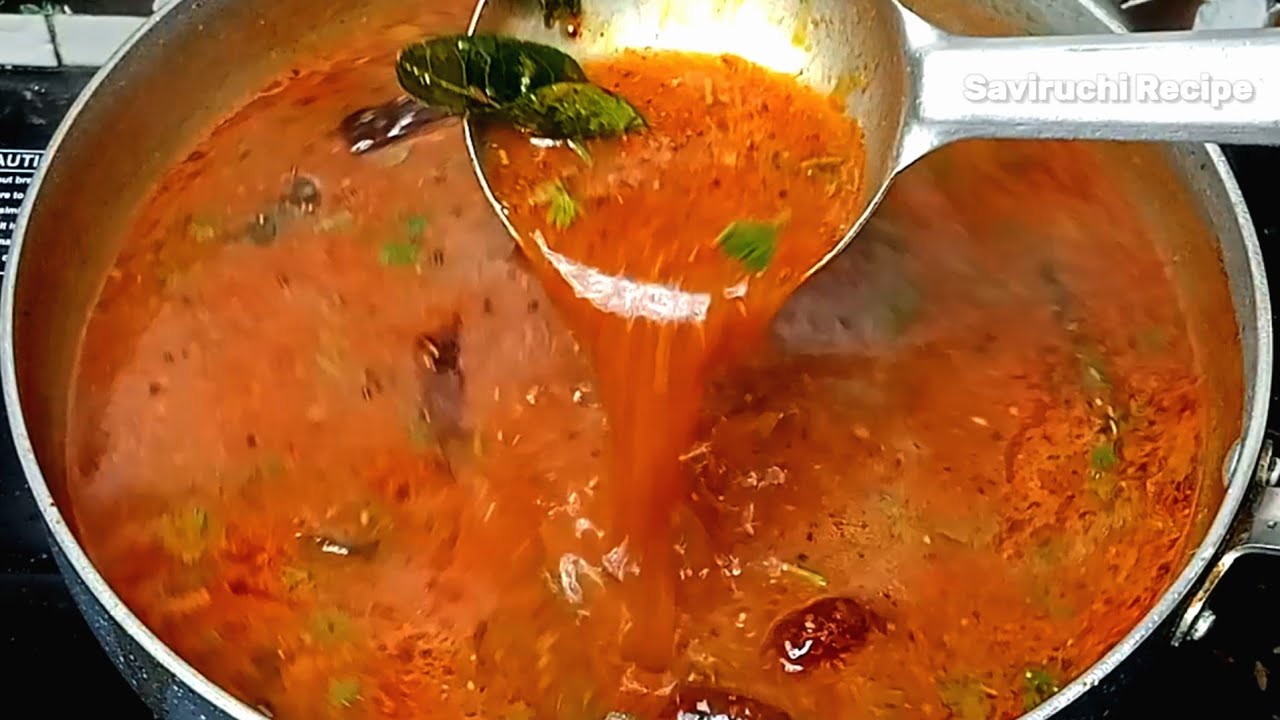 10 ನಿಮಿಷದಲ್ಲಿ ಮಾಡಿ ಟೊಮೇಟೊ ತಿಳಿಸಾರು | Tomato Rasam Recipe In Kannada | Tomato Sambar Recipe | ರಸಂ 