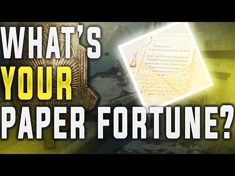 Destiny. Paper Fortune Consumable! NEW GRIMOIRE CARD! What Did Yours Read? How to get Paper Fortune.