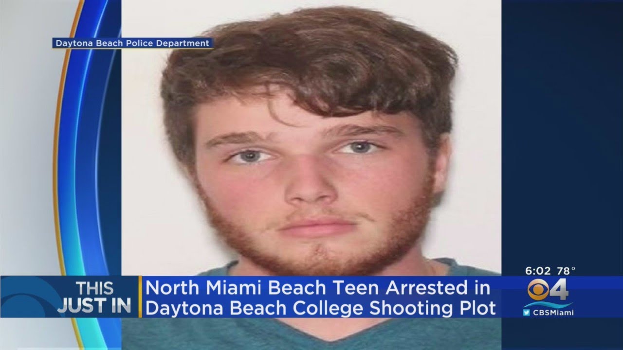 North Miami Beach Teen Arrested In College Shooting Plot - YouTube