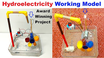 hydroelectricity working model for science project - diy - diypandit - inspire award  | DIY pandit