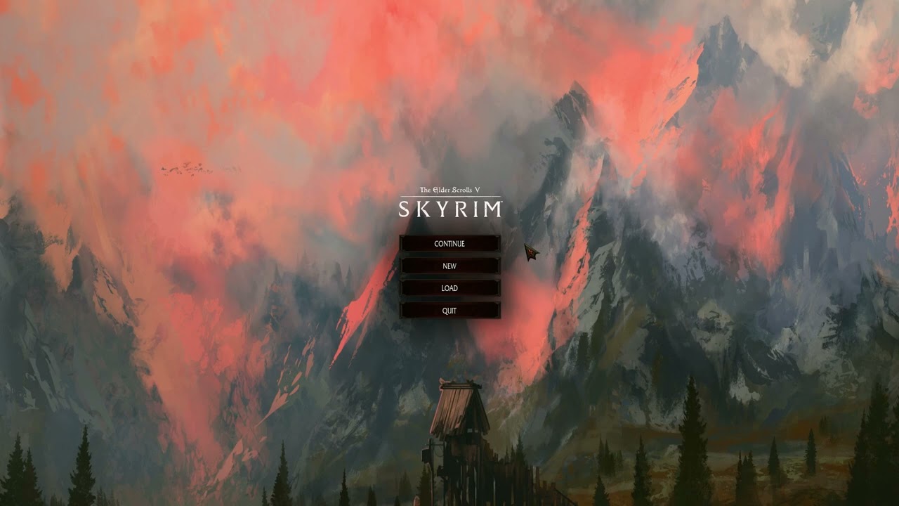 My Skyrim Modded Main Menu