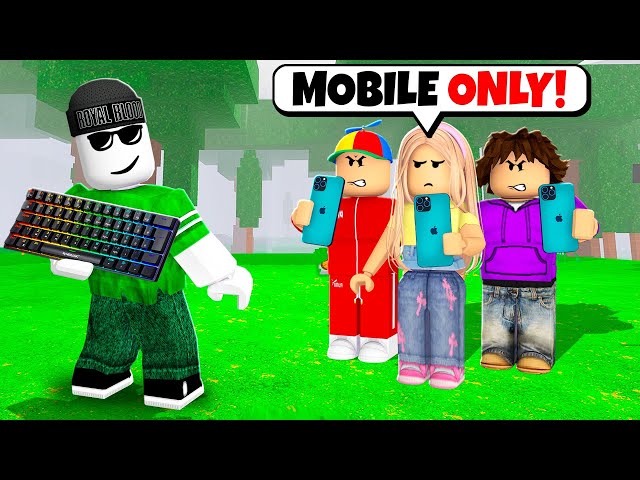 I Snuck Into a MOBILE ONLY CLAN In 99 Nights In The Forest! - YouTube