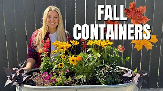 Planting Up the Stock Tanks for FALL! 🍁🍂🌻