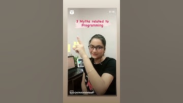 Myths related to Programming 👩🏻‍💻🤭🤦‍♀️ #shorts #formyscholars #programming #reels