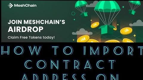 HOW TO IMPORT MESHCHAIN