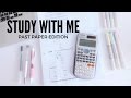 Study With Me (Real Time) - Past Paper Edition | studywithmaggie