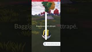 J’ai capturé un Baggiguane shiny sur Pokémon GO