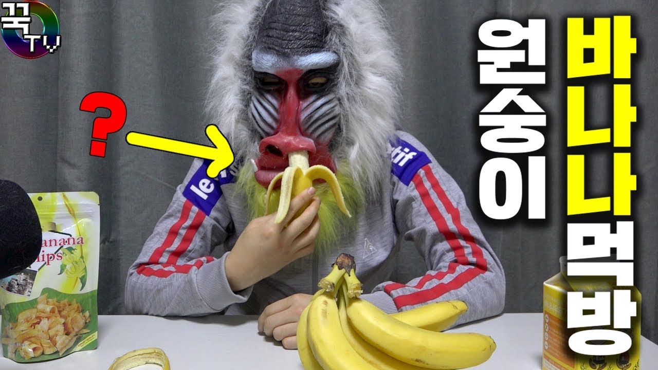 개그우먼 장슬기 개코원숭이 바나나먹방ㅋㅋㅋㅋㅋㅋㅋㅋㅋㅋㅋ [ 꾹TV ]