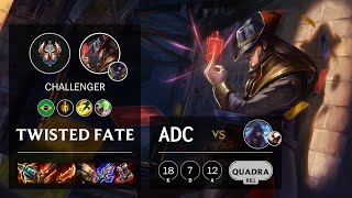 Twisted Fate ADC vs Aphelios - BR Challenger Patch 11.8