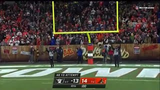 Daniel Carlson Game-Winning FG to save the Raiders season! Content