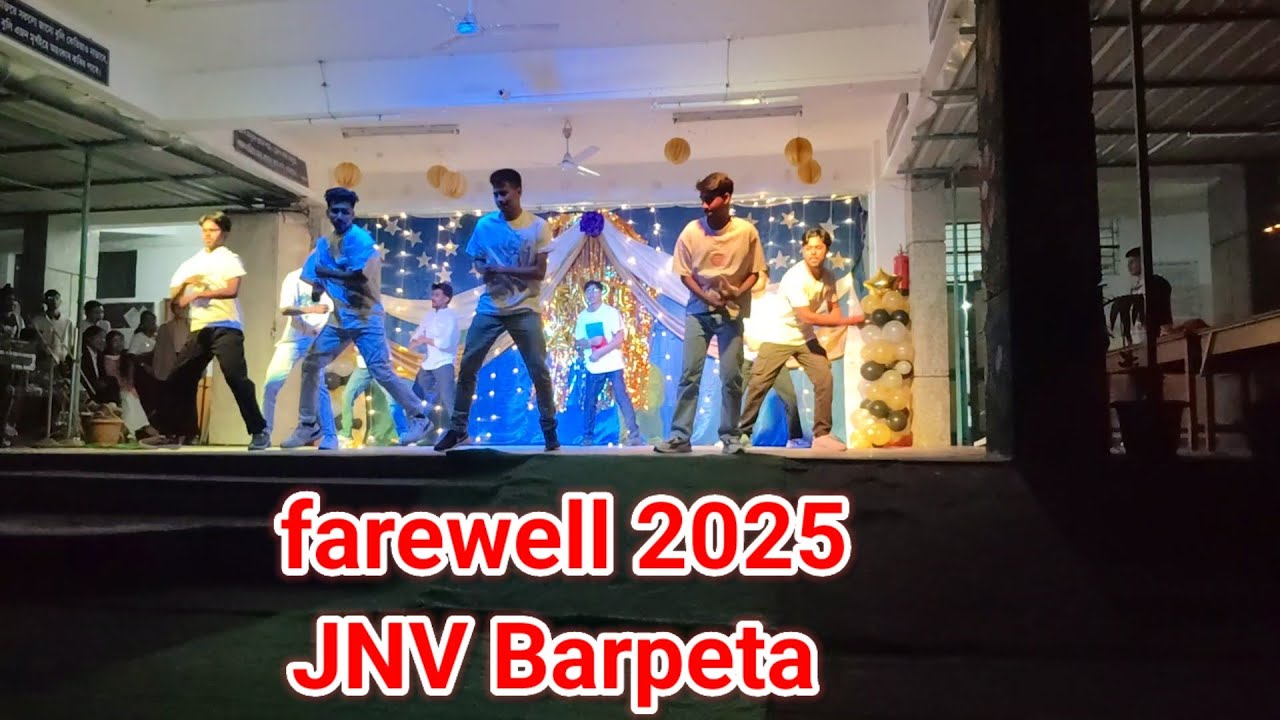 Farewell 2025 of class xii, class xii boy's,JNV Barpeta #viralvideo # ...