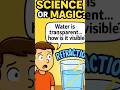 If water is transparent… how do we SEE it? 👀💧 #facts #watercycle #shorts #shortsfeed #trending