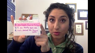 Dr. Sahar Joakim, What is a proposition?