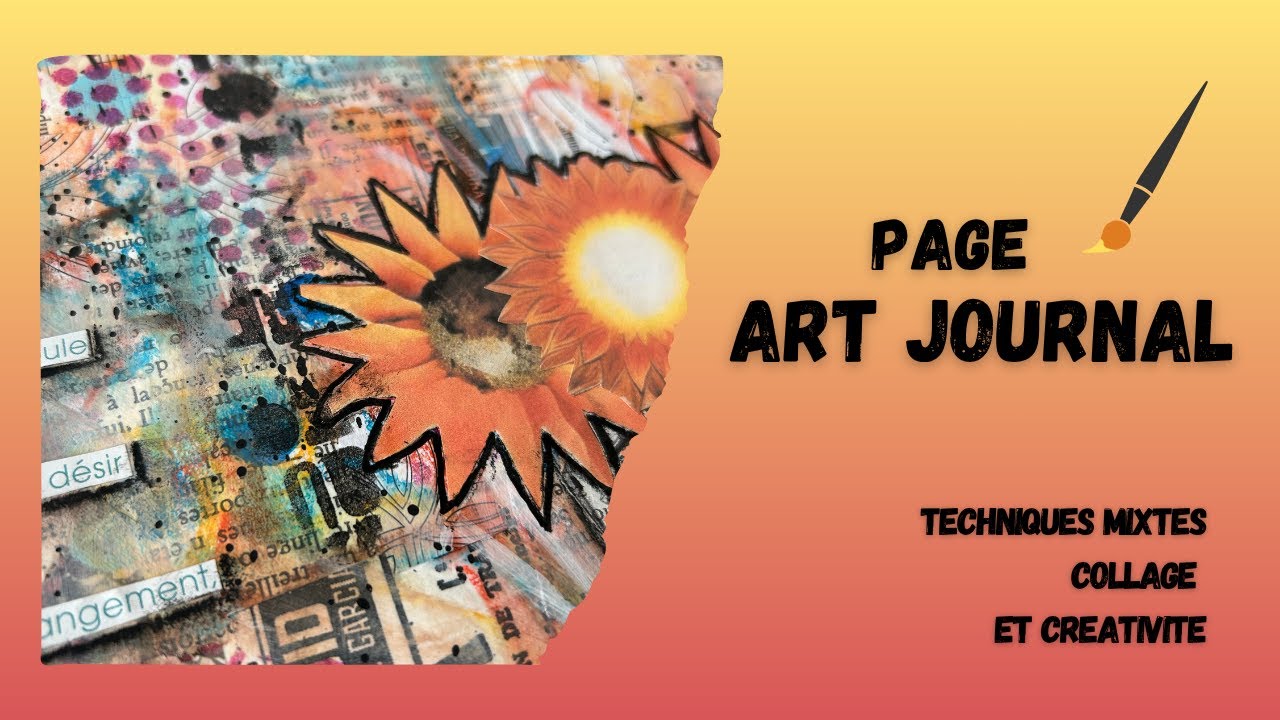 Page Art Journal : désir de changement