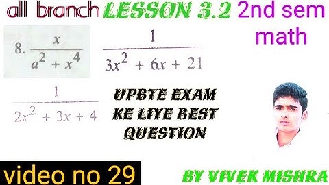 2nd sem math ,diploma math, applied math 1b , lesson 3.2 ka 8,9,10,11,12 ka solution ,diploma vivek
