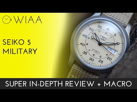 Seiko 5 Military Beige SNK803K2 Watch Review - 12&60