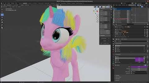 Rigging Particle Hair Eyelids and Eyelashes in Blender {OVER VIEW}