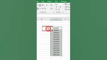Ignore Error in excel #shorts #excel