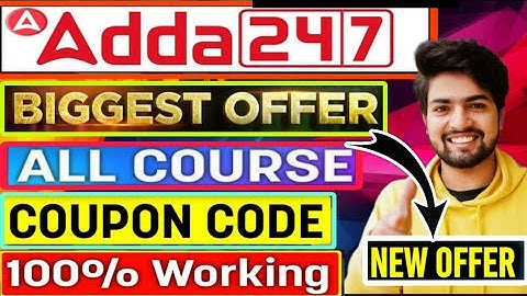 Adda247 Coupon Code Today |Adda247 All Course Discount Coupon Code | Adda247 Coupon Code 2025