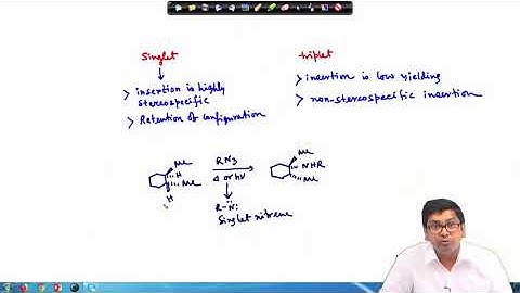 Lecture 19: Reaction of Nitrene (Contd.)