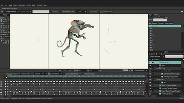 Nice walk cycle by Ayman Harazin animated with #mohoanimation 🐭✨