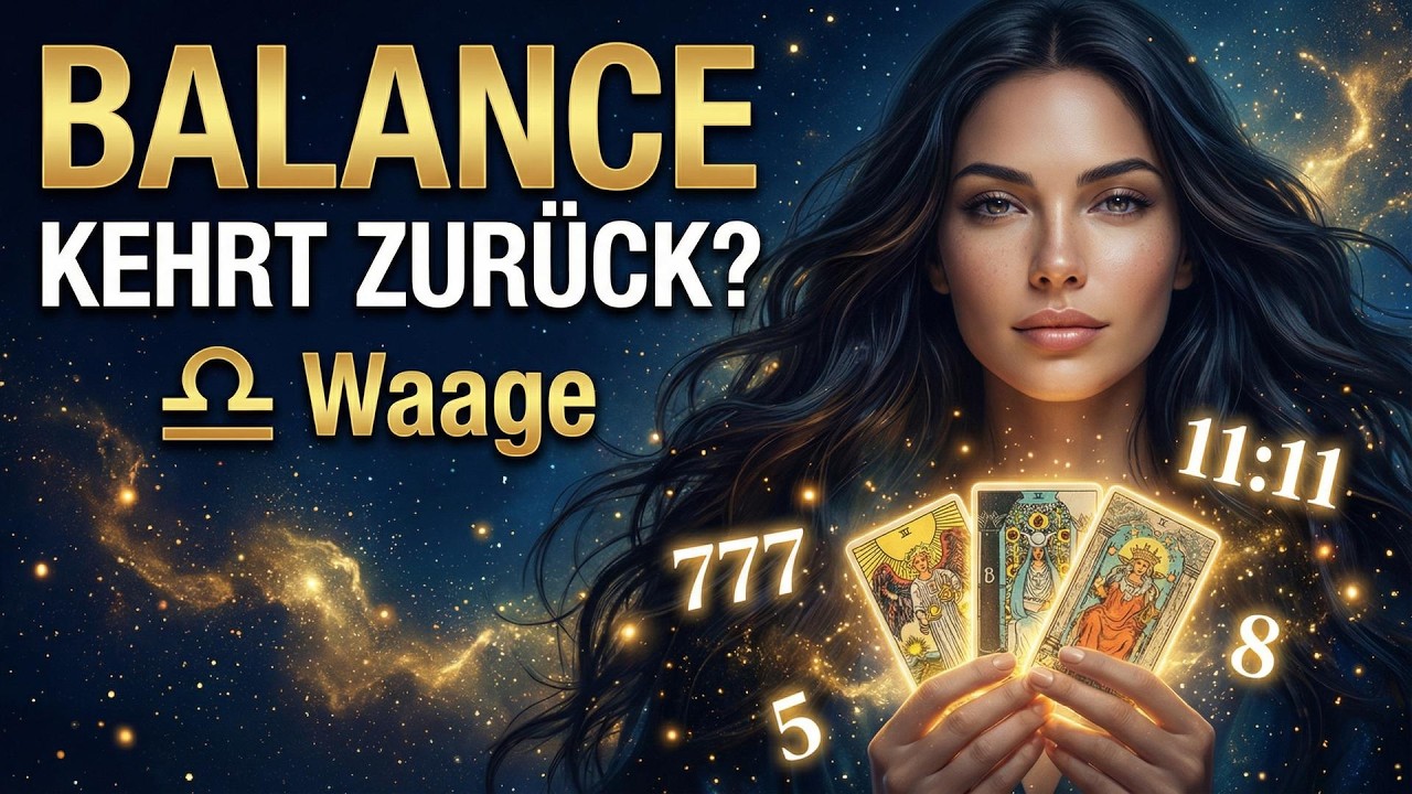 WAAGE: DEIN KOSMIC CODE! ⚖️ Die Balance kehrt zurück...
