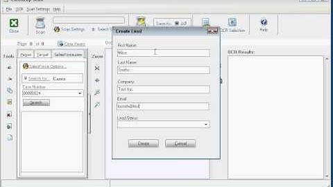 Create New Lead in SalesForce.com with CloudZap