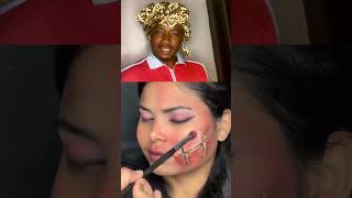 This is one of crazy makeup I ever see #makeupshorts #makeupeffects #makeupgeek #makeupmafia