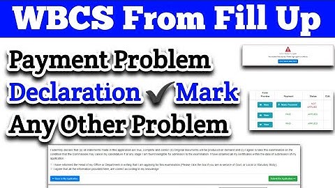 BCS Form Fillup Payment Problem || Session Has Expired || WBCS Payment