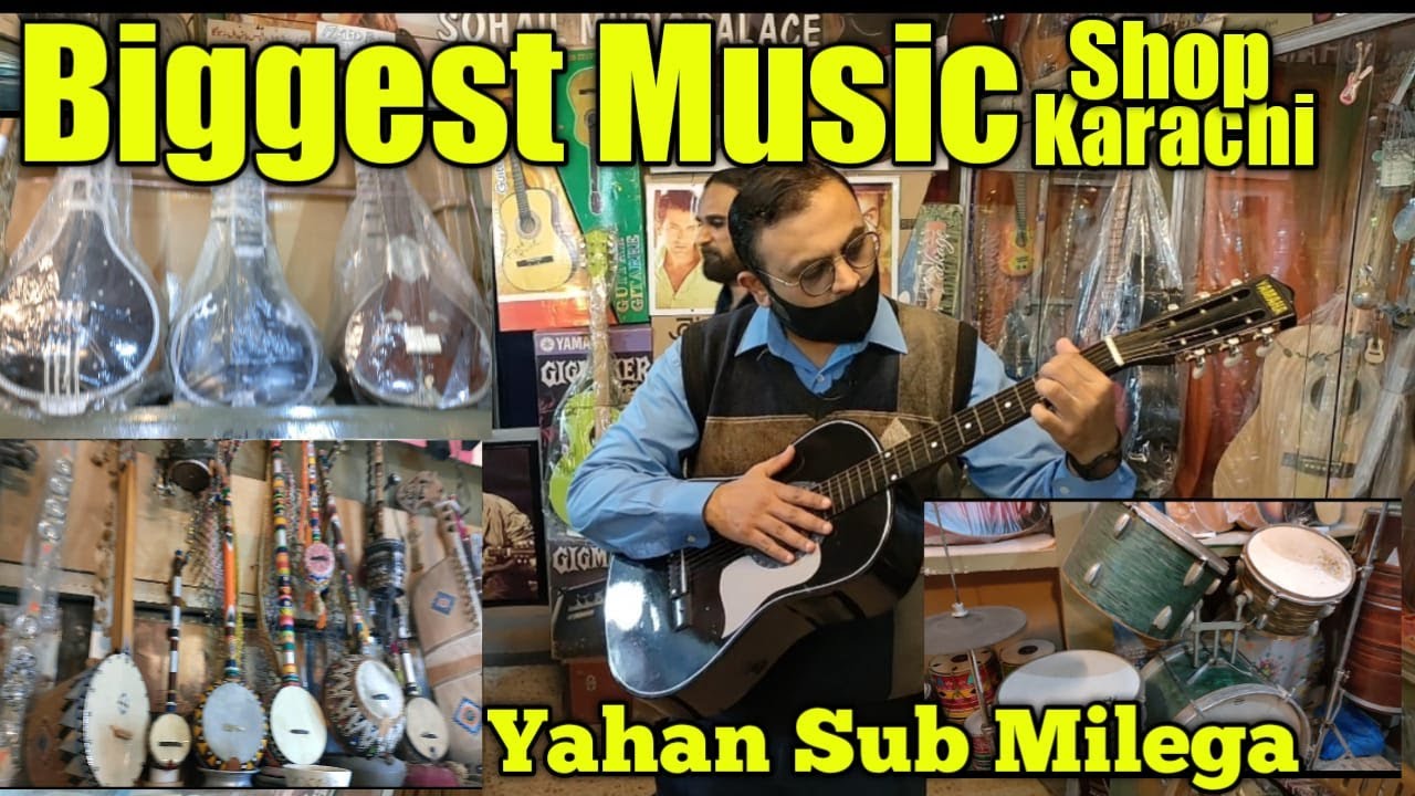 Musical Instruments Shop Karachi Best shop of Guitar,Piano,Violin and