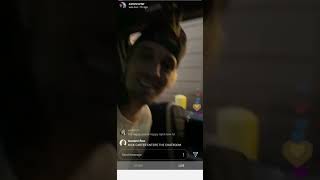 Aaron Carter IG Live (Dec 4 2019) Aaron At The Drive-Thru