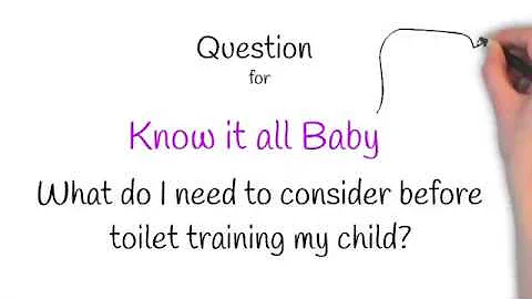 What do I need to consider before toilet training my child?