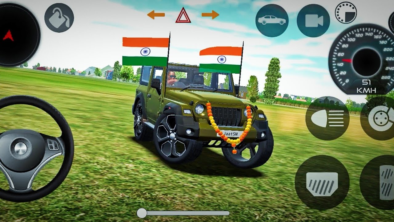 Modified Mahindra Thar😈Games:Indian Red Thar (Gadi Wala Games) Car Game Android Game - #2026