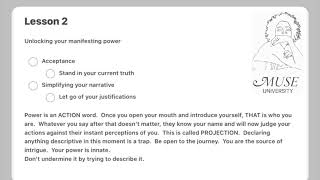 Musology 101 - Lesson 2: Unlocking Your Manifesting Power