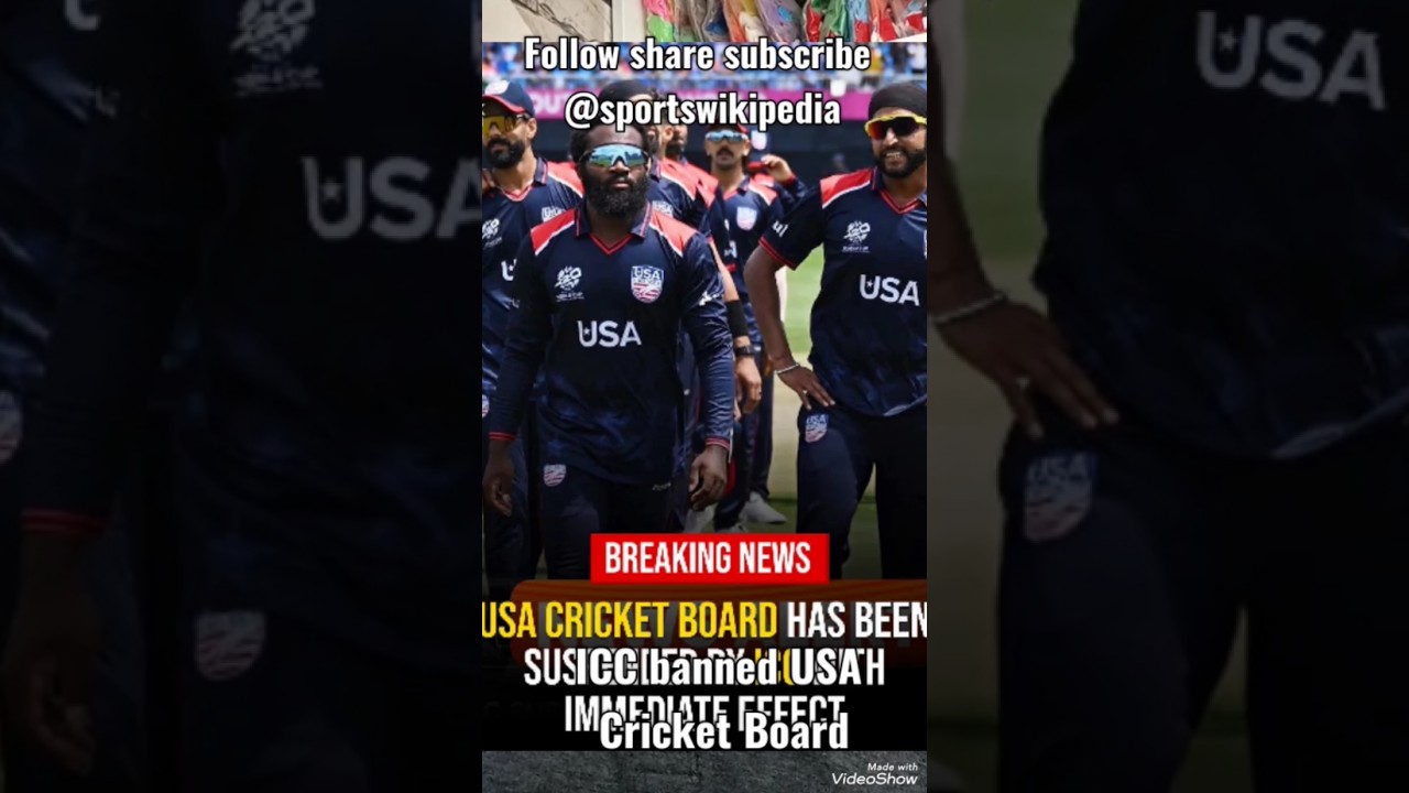 ICC suspend USA cricket Board for bad governance team remain eligible for international matches
