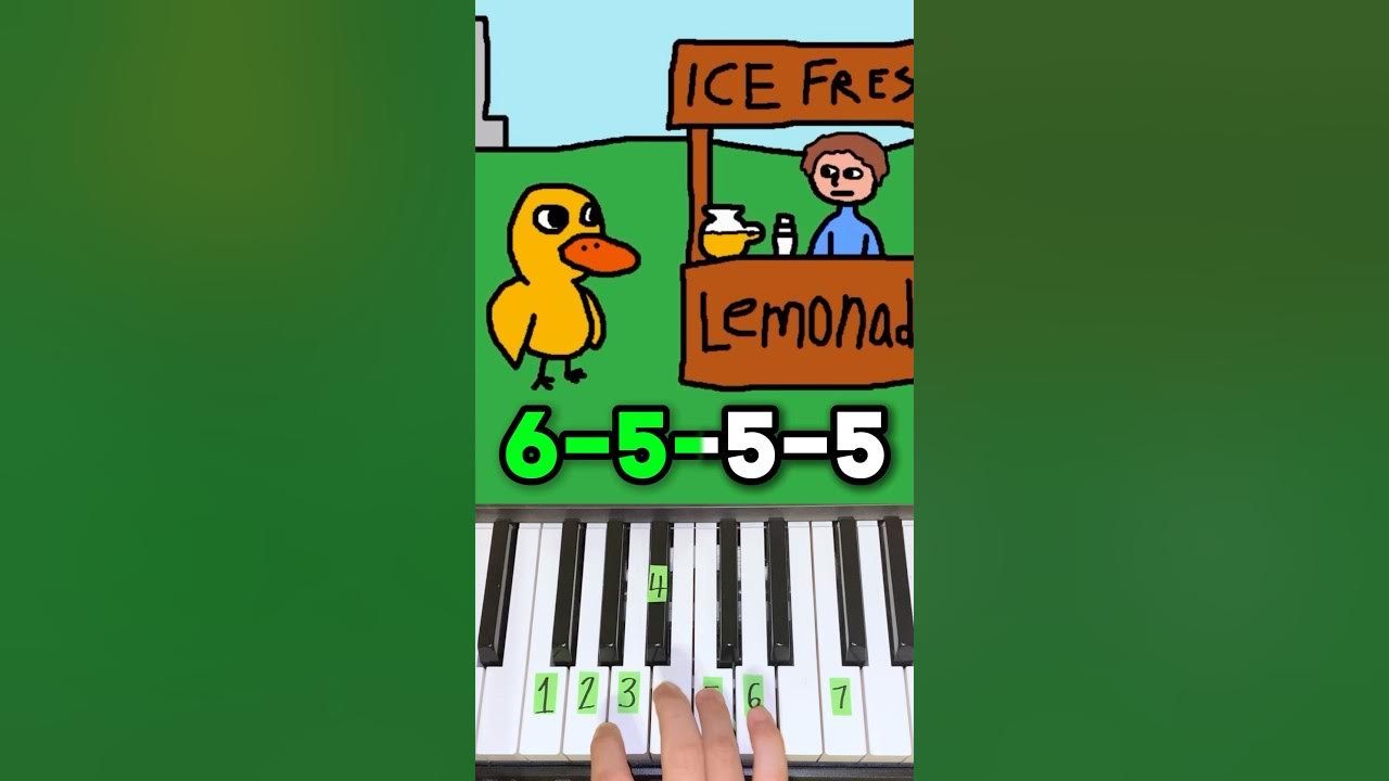 The Duck Song - Piano Tutorial #shorts The Duck Song - Piano Tutorial #shorts