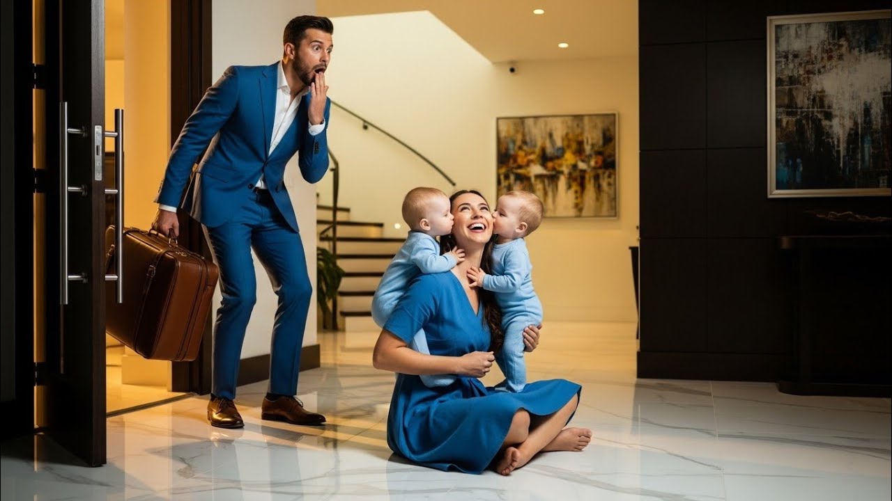 EL MILLONARIO FINGIÓ IRSE DE VIAJE... PERO DESCUBRIÓ LO QUE LA LIMPIADORA HACÍA CON SUS GEMELOS 😱❤️