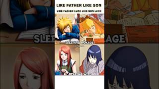 Like Father Like Son – The Legacy of Love and Luck #naruto #anime